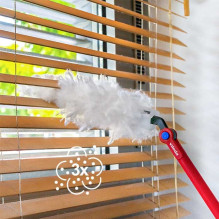 Vileda šiukšlių semtuvėlis su ilga rankena + 1 „FlexCatch“ papildymo antgalis Vileda šiukšlių semtuvėlis su ilga rankena + 1 „FlexCatch“ papildymo antgalis