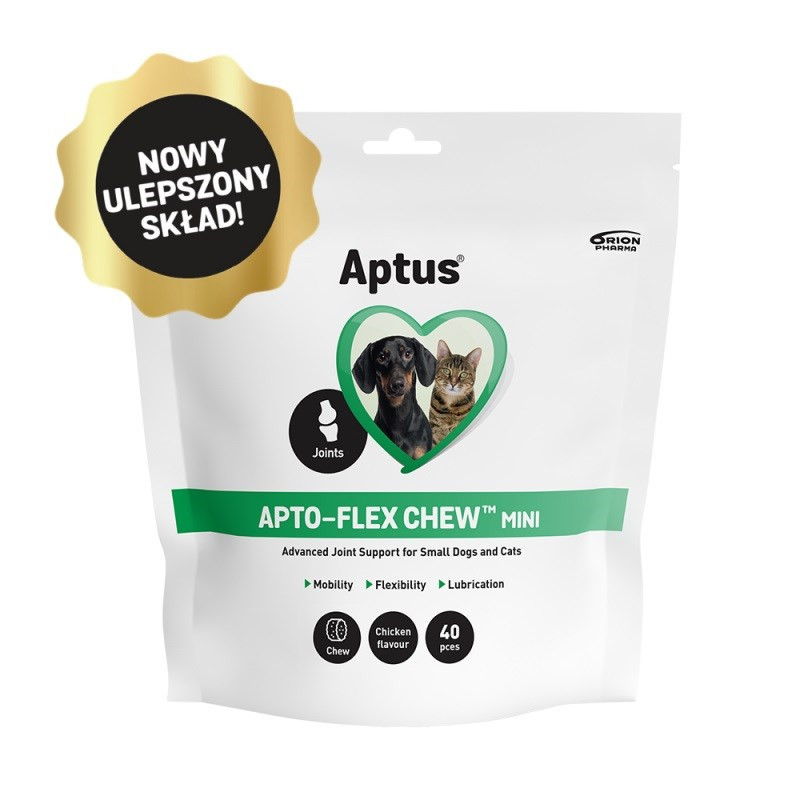 APTUS Apto-flex Chew Mini sąnarių palaikymas - papildai šunims ir katėms - 40