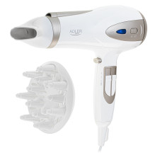 ADLER AD 2248WC HAIR DRYER, WHITE AND CHAMPAGNE