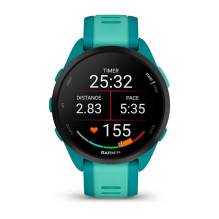 „Garmin Forerunner 165 Music“ 3,05 cm (1,2 colio) AMOLED 43 mm Skaitmeninis 390 x 390 pikselių Jutiklinis ekranas Turkio