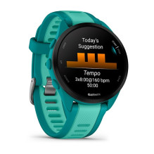 Garmin Forerunner 165 Music 3.05 cm (1.2") AMOLED 43 mm Digital 390 x 390 pixels Touchscreen Turquoise GPS (satelli