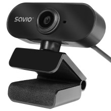 Savio CAK-04 internetinė kamera 720 MP 1280 x 720 pikselių USB Juoda