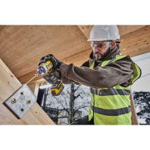 DeWALT DCF860N-XJ elektrinis atsuktuvas / smūginis suktuvas 3800 aps./min. Juoda, geltona