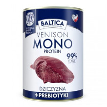 BALTICA Nutraceutic Monoprotein Venison su prebiotikais - šlapias šunų ėdalas - 400 g