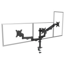 Maclean 3 monitor mount, gas spring, 17"-27", 2-8kg, black, MC-137 Maclean 3 monitor mount, gas spring, 17"-27", 2-8kg, black, MC-137