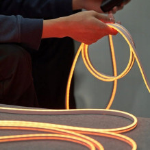 Vention silikoninė neoninė LED juosta su nuotolinio valdymo pultu, 12V, 2m