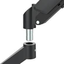 Maclean 2 monitor mount, gas spring, 17"-32", 2-10kg, black, MC-134 Maclean 2 monitor mount, gas spring, 17"-32", 2-10kg, black, MC-134