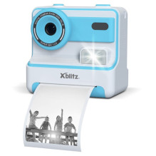 FLASH BLUE INSTANT CAMERA WITH THERMAL PRINTER FOR CHILDREN