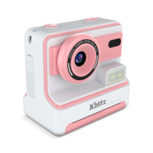 FLASH PINK INSTANT CAMERA WITH THERMAL PRINTER FOR CHILDREN