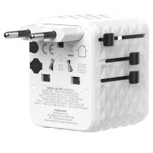 Savio AP-08 power adapter / inverter 20 W White Savio AP-08 power adapter / inverter 20 W White