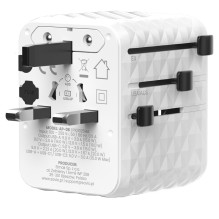 Savio AP-08 power adapter / inverter 20 W White Savio AP-08 power adapter / inverter 20 W White