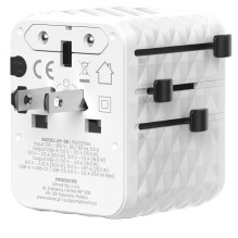 Savio AP-08 power adapter / inverter 20 W White Savio AP-08 power adapter / inverter 20 W White