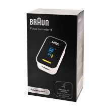 Braun YK-81CEU pulsoksimetras Juoda, Nerūdijančio plieno