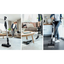 Bosch BCS711PET lazdelės formos dulkių siurblys su baterija, sausas siurbimas, be maišelio, 0,3 l, juoda, raudona, 3 Ah