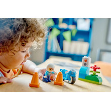 LEGO DUPLO 10471 Mėlynas policijos motociklas