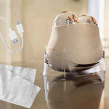 VEIDO MASAŽUOTUVAS SU EMS TECHNOLOGIJA IR TERMOTERAPIJOS FUNKCIJA