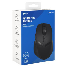 Savio MB-06 pelė, universali, abiem rankoms, „Bluetooth“, 3800 DPI