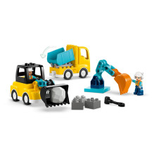 LEGO DUPLO 10475 3 viename statybinės transporto priemonės