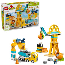 LEGO DUPLO 10476 3 viename Statybvietė ir transporto priemonės LEGO DUPLO 10476 3 viename Statybvietė ir transporto priemonės