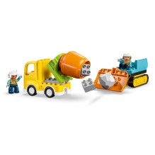 LEGO DUPLO 10476 3 viename Statybvietė ir transporto priemonės LEGO DUPLO 10476 3 viename Statybvietė ir transporto priemonės