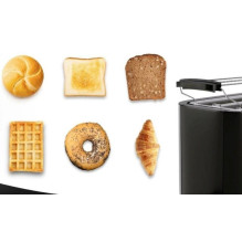 Clatronic TA 3802 4 slice(s) 1400 W Black