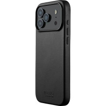 Mujjo Full Leather Case Case for iPhone 17 Pro Max black