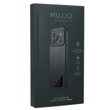 Mujjo Full Leather Case Case for iPhone 17 Pro Max black