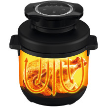 Tefal Turbo Cuisine &amp; Fry CY7788 7.6 L Black 1200 W