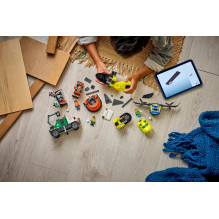 LEGO CITY 60505 Lėktuvas, aptarnavimo sunkvežimis ir skraidyklė