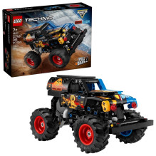 LEGO TECHNIC 42219 Monster Jam kapų kasėjas Ugnis ir ledas