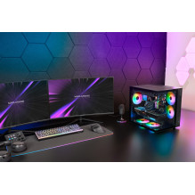„Mars Gaming MCV-ONE“ MIDI bokštas, juodas „Mars Gaming MCV-ONE“ MIDI bokštas, juodas