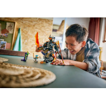 LEGO NINJAGO 71854 Cole's Mission Mech and Dragon Zane
