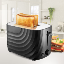 Maestro MR-706-BLACK Toaster Black