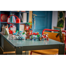 LEGO NINJAGO 71857 Nindzių transporto priemonė Namelis medyje mūšis