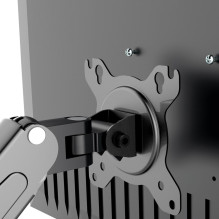 „Maclean MC-860N“ monitoriaus laikiklis, su dujine spyruokle, 13–27 colių, 8 kg, juodas