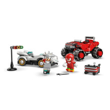 LEGO SONIC THE HEDGEHOG 77118 Silverio automobilis prieš Knuckleso monstrų sunkvežimį LEGO SONIC THE HEDGEHOG 77118 Silverio automobilis prieš Knuckleso monstrų sunkvežimį