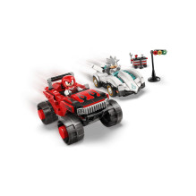 LEGO SONIC THE HEDGEHOG 77118 Silverio automobilis prieš Knuckleso monstrų sunkvežimį LEGO SONIC THE HEDGEHOG 77118 Silverio automobilis prieš Knuckleso monstrų sunkvežimį