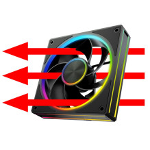 MODECOM VOLCANO LOOP 120 ARGB reversinis ventiliatorius, juodas MODECOM VOLCANO LOOP 120 ARGB reversinis ventiliatorius, juodas