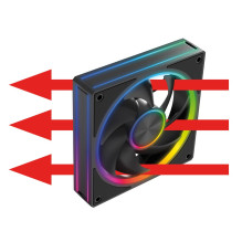 MODECOM VOLCANO LOOP 120 ARGB ventiliatorius, juodas MODECOM VOLCANO LOOP 120 ARGB ventiliatorius, juodas