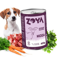 ZOYA ožkų šlapias šunų ėdalas 400 g ZOYA ožkų šlapias šunų ėdalas 400 g