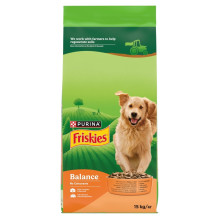 PURINA Friskies Balance Chicken with beef and vegetables - dry dog food - 15kg