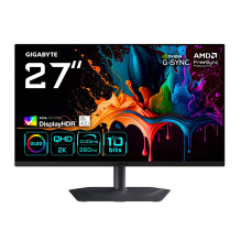 GIGABYTE MO27Q3 27" OLED QHD Gaming Monitor - 2560 x 1440, 360Hz, 0.03ms, 250 cd / m², G-Sync Compatible, FreeSync 