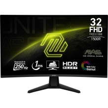 MSI MAG 32C6X kompiuterio monitorius 80 cm (31,5") 1920 x 1080 pikselių „Full HD“ juodas