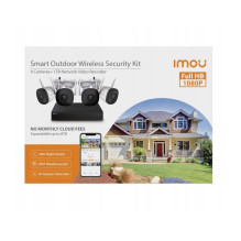 Imou KIT / NVR1104HS-W-S2 / 4-F22 Imou Kit Lite 2MP WiFi IP camera set for surveillance