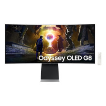 „Samsung LS34DG850SUXDU“ kompiuterio monitorius 86,4 cm (34") 3440 x 1440 pikselių OLED Sidabras