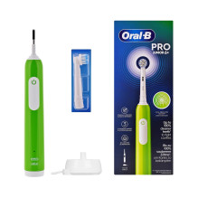 Oral-B Junior 8006540743027 elektrinis dantų šepetėlis vaikiškas besisukantis dantų šepetėlis žalias