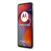 „Motorola Moto G15 Power“ 17,1 cm (6,72 colio) Dviguba SIM kortelė „Android 15“ 4G USB C tipo 8 GB 512 GB 6000 mAh Pilka
