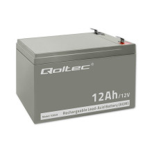 Qoltec 53049 AGM battery , 12V , 12Ah