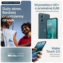 „Motorola Moto G06“ 17,5 cm (6,88 colio) dviejų SIM kortelių „Android 15“ 4G USB C tipo 4 GB 256 GB 5200 mAh Mėlyna