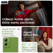 „Motorola Moto G06“ 17,5 cm (6,88 colio) dviejų SIM kortelių „Android 15“ 4G USB C tipo 4 GB 128 GB 5200 mAh Žalias